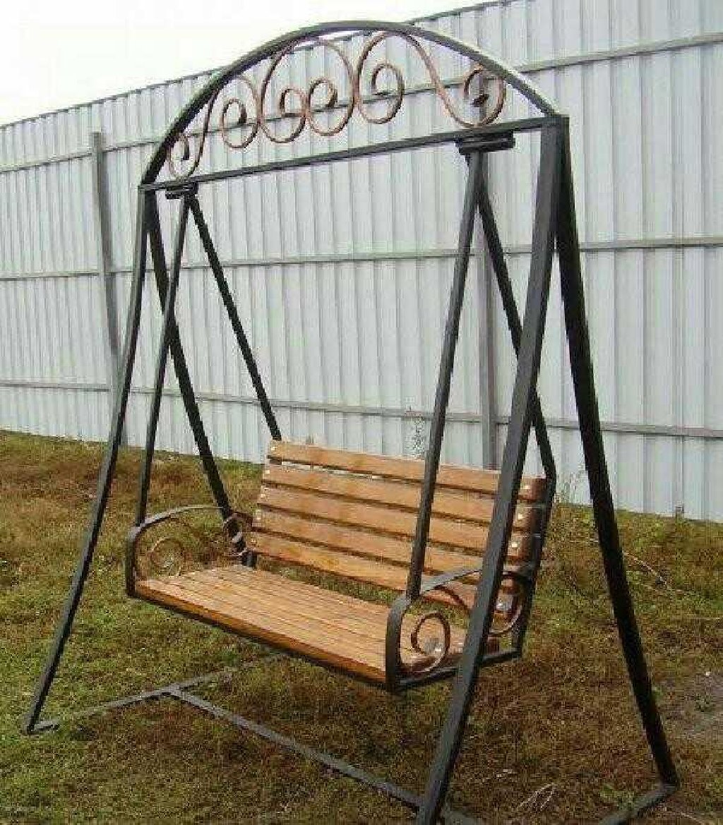 Качели железные