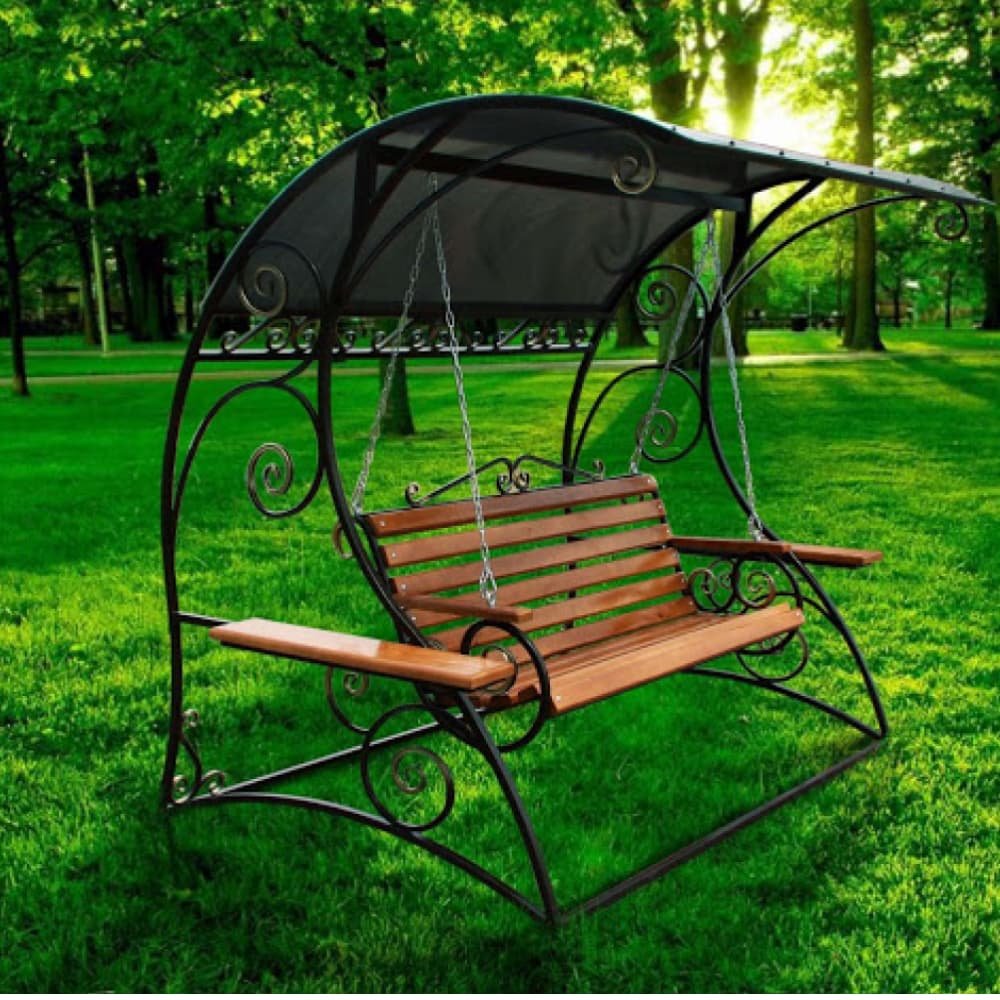 Качели из металла