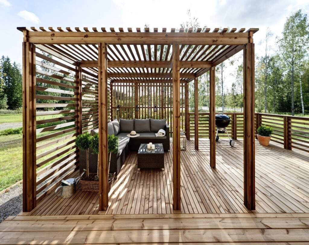 Пергола ДПК