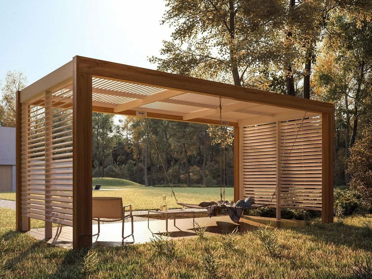 Беседка 3на5 односкатная