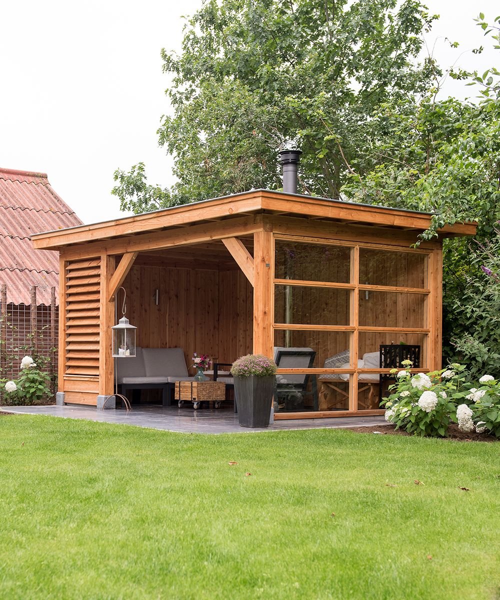 Беседка с барбекю