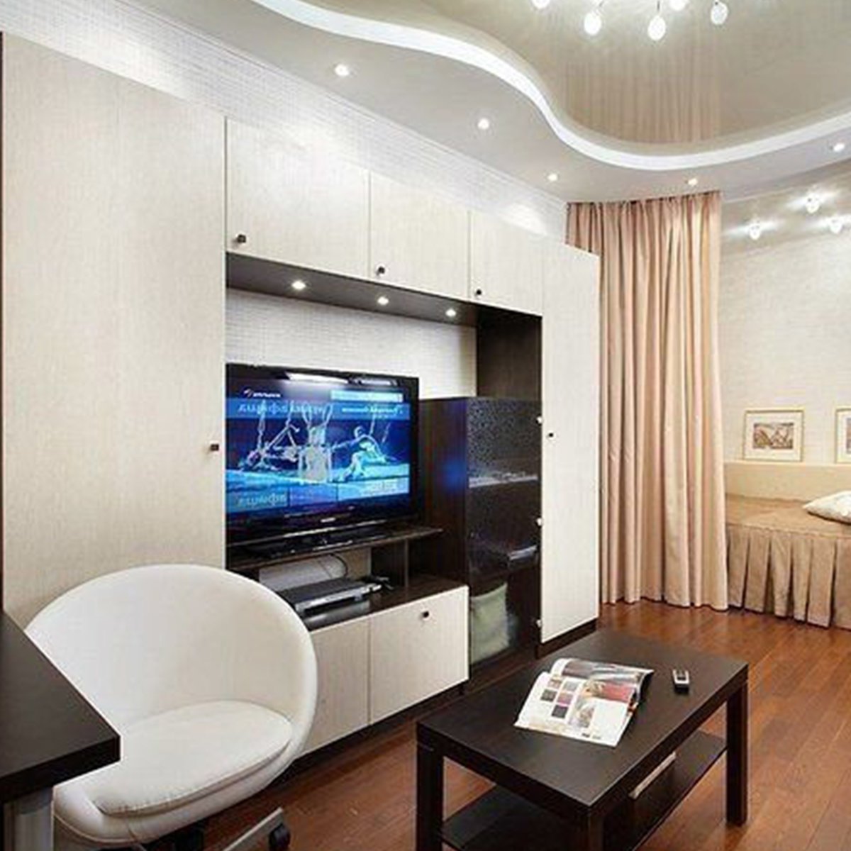 Интерьер однокомнатной