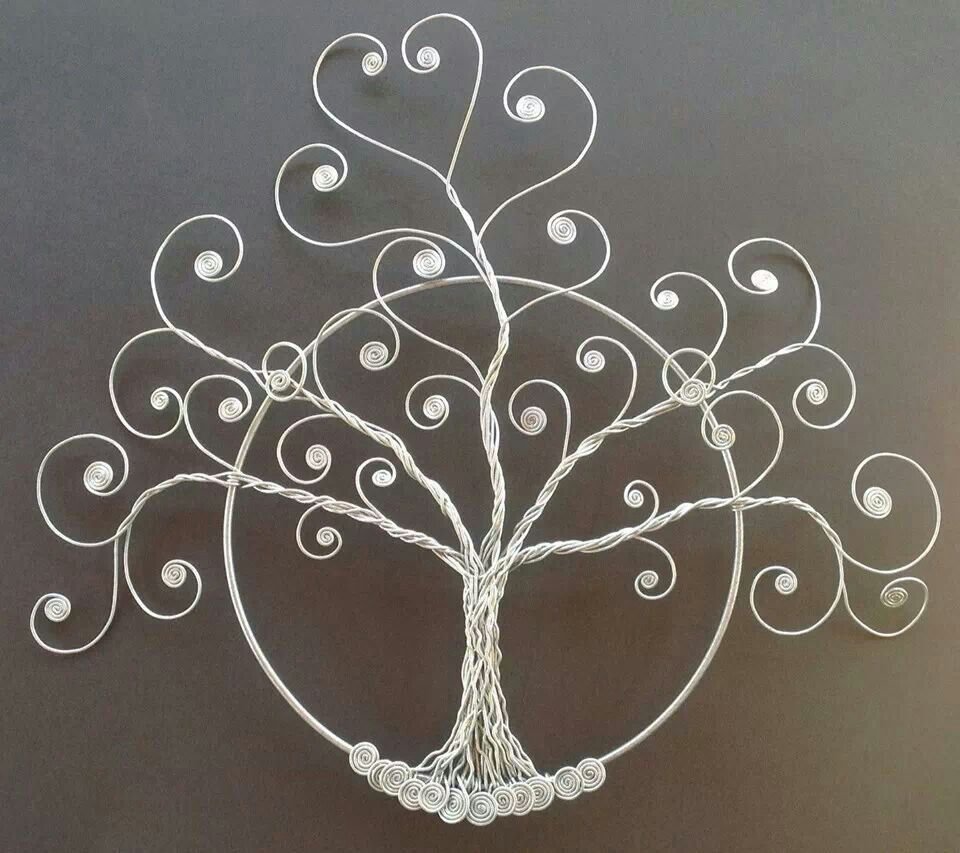 Плетем дерево из проволоки
