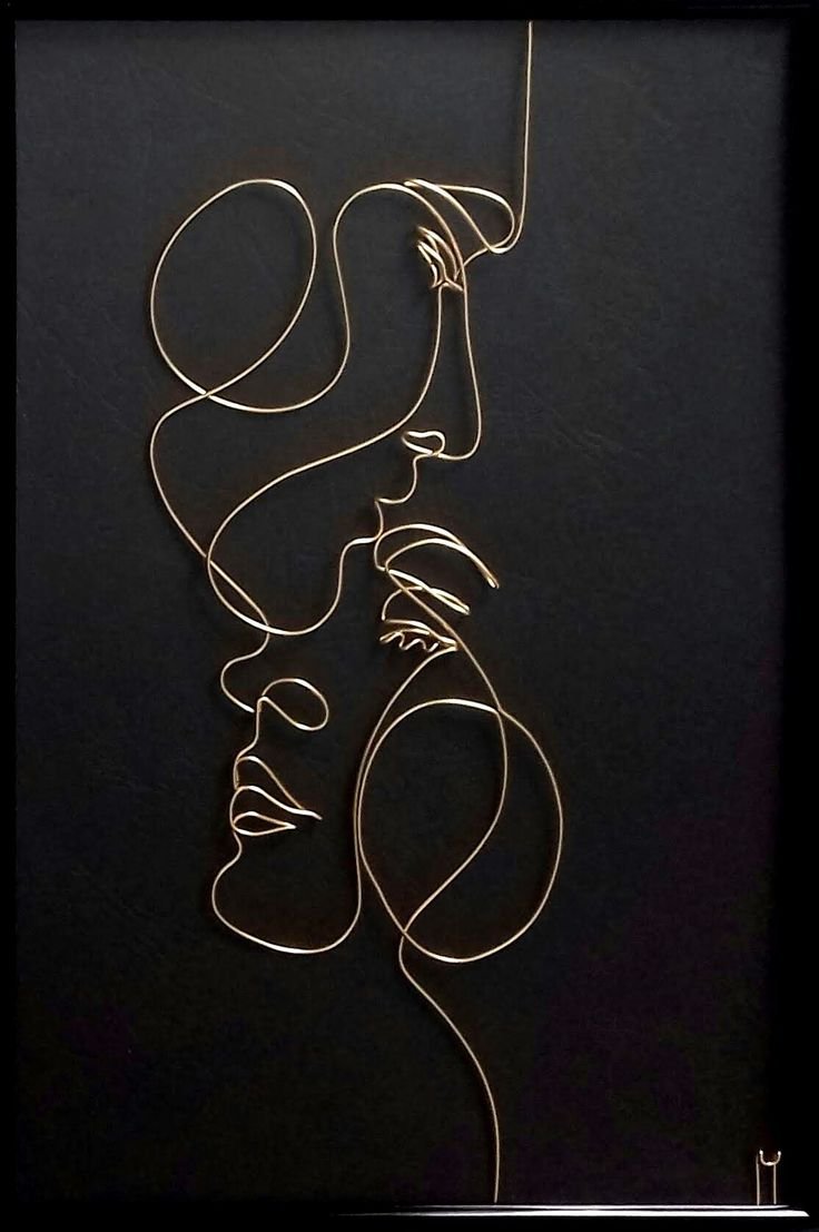 Силуэты из проволоки