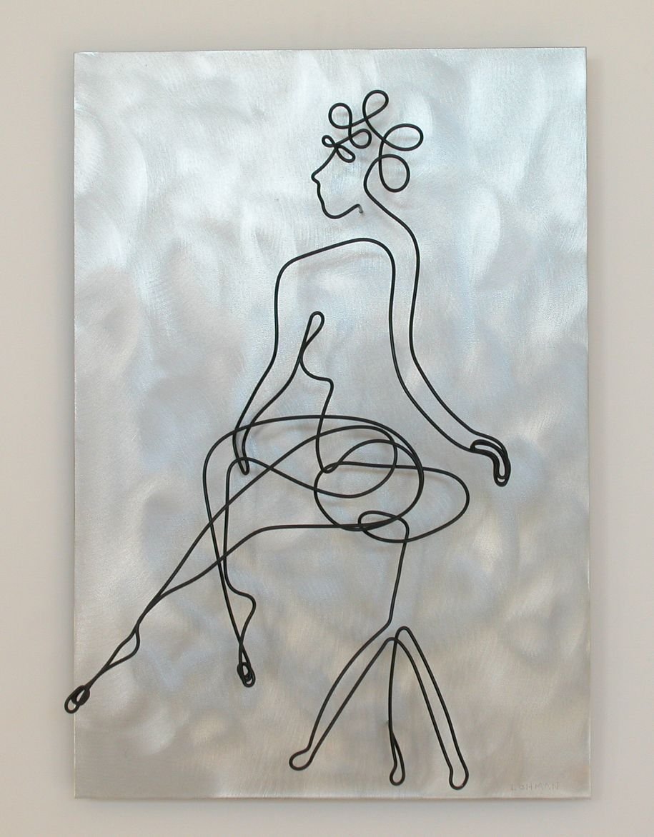 Контурные фигуры из проволоки