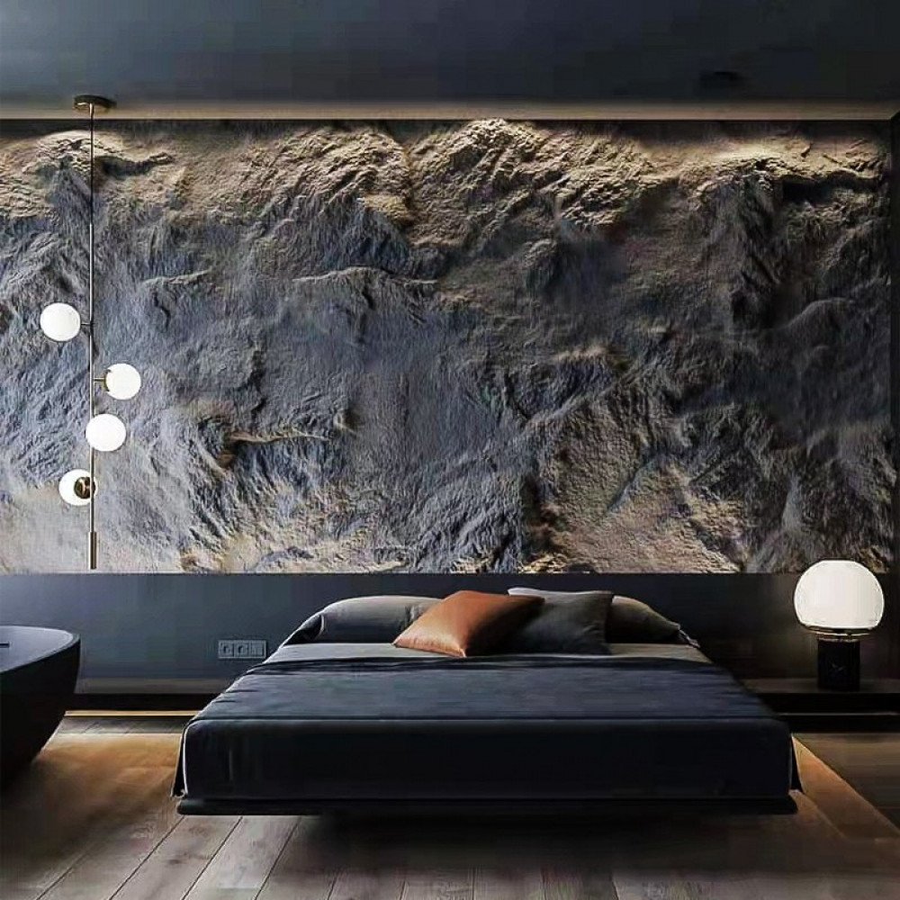 Арт бетон декоративная штукатурка в интерьере