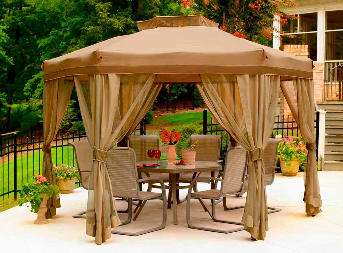 Садовый павильон Laurel Bay 390х390х270 см