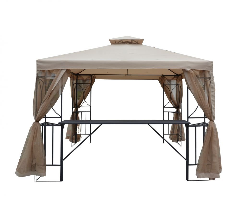 Павильон садовый du115-2 с москитной сеткой