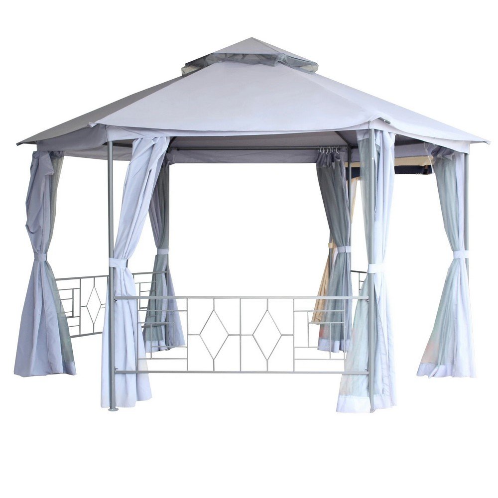 Павильон садовый Naterial антрацит Нью 2x2 м