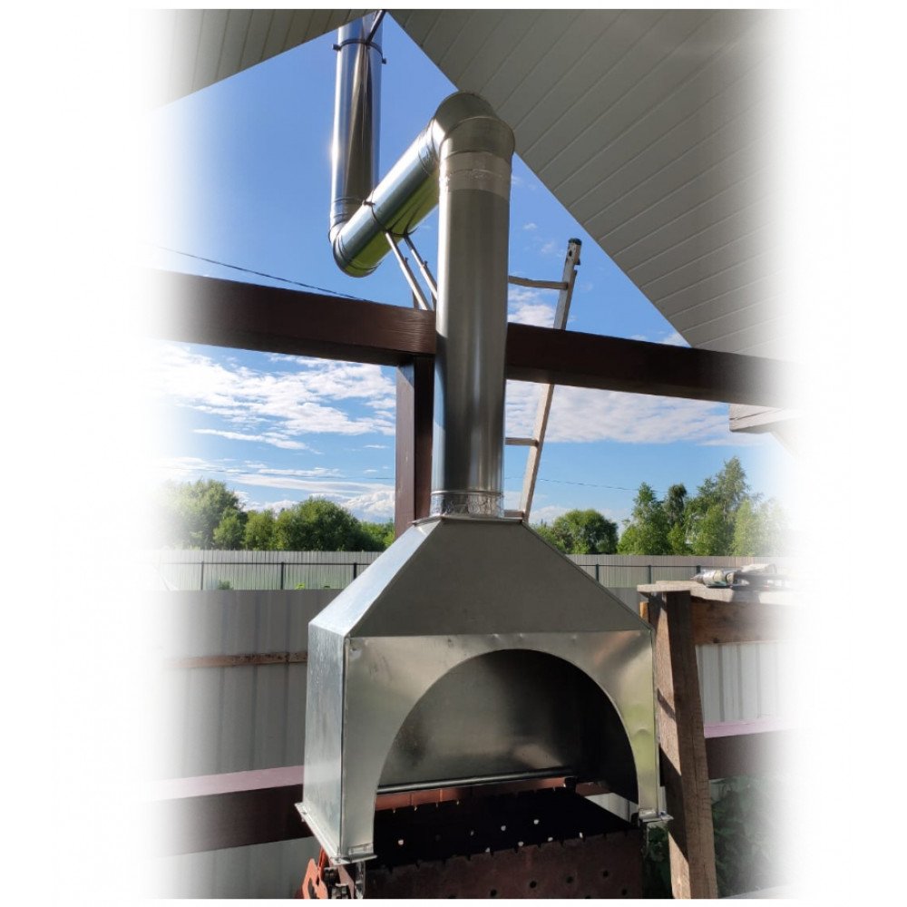 Вытяжной зонт оцинкованная ф 1250мм