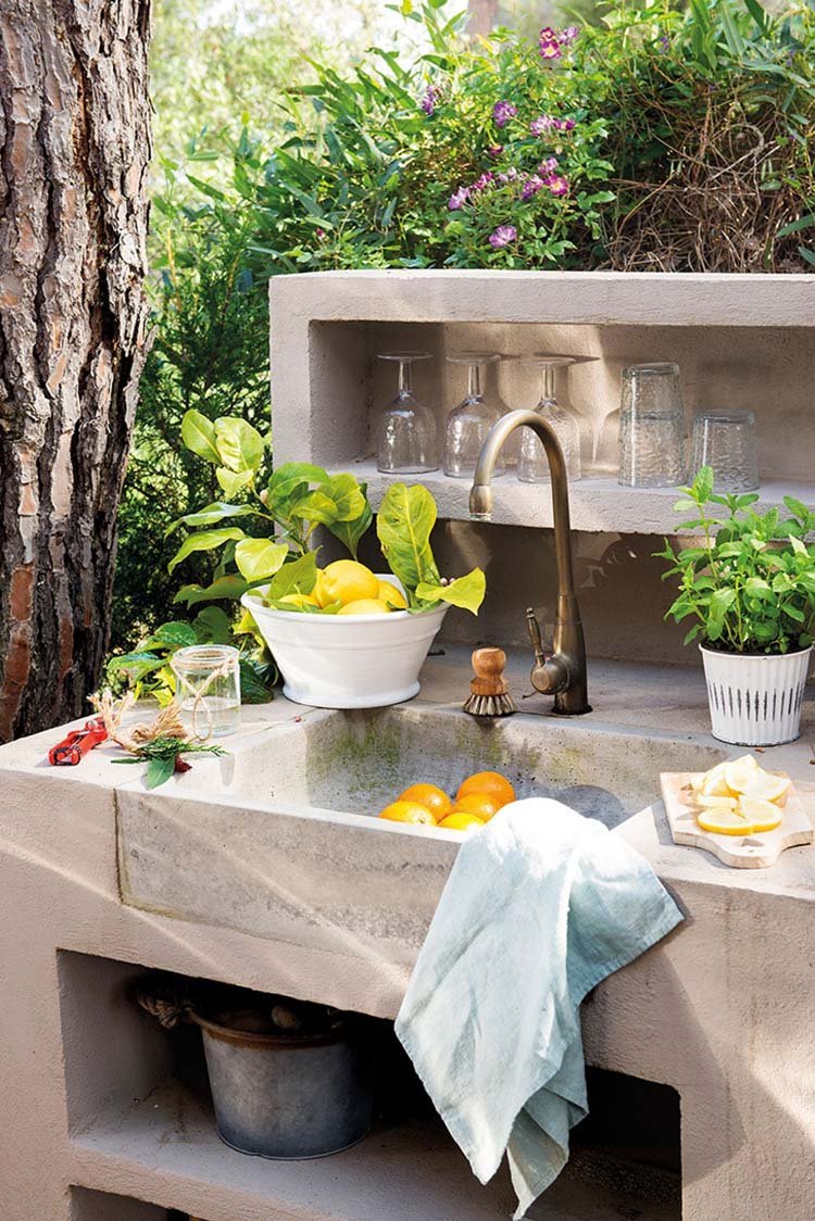 Мойка для летней кухни