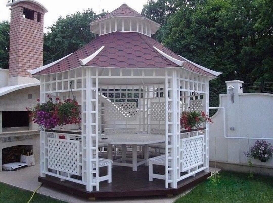 Круглая беседка