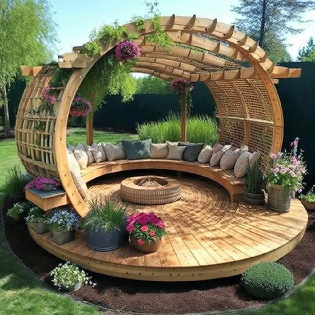 Красивые уголки на даче