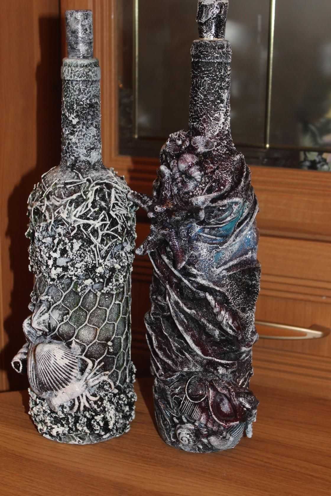 Декорированные бутылки