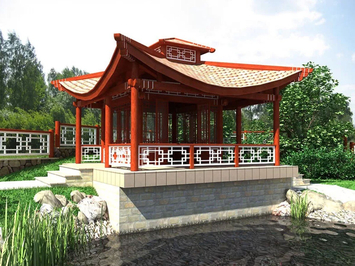 Пагоды Японии беседки