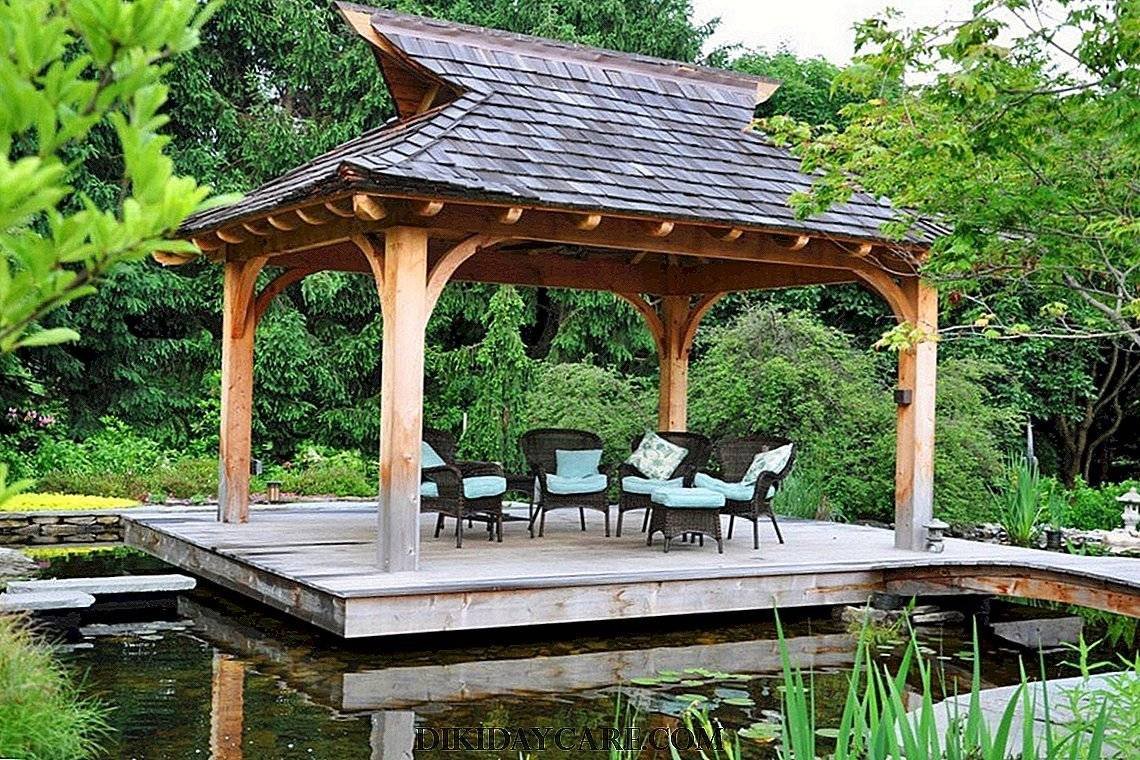 Беседка газебо современная