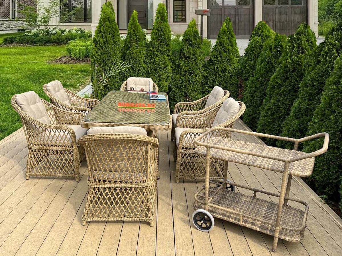 Комплект мебели Ялта из искусственного ротанга