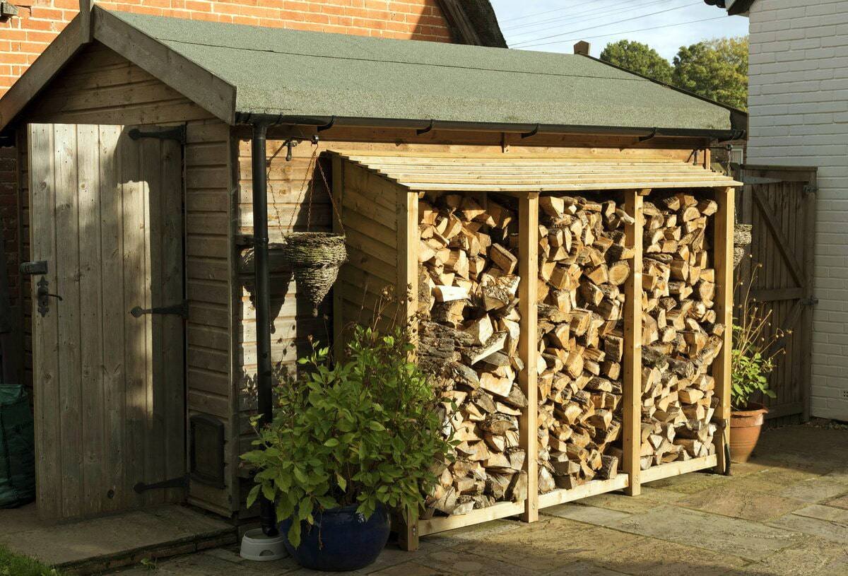 Дровница поленница Keter Firewood Shelter