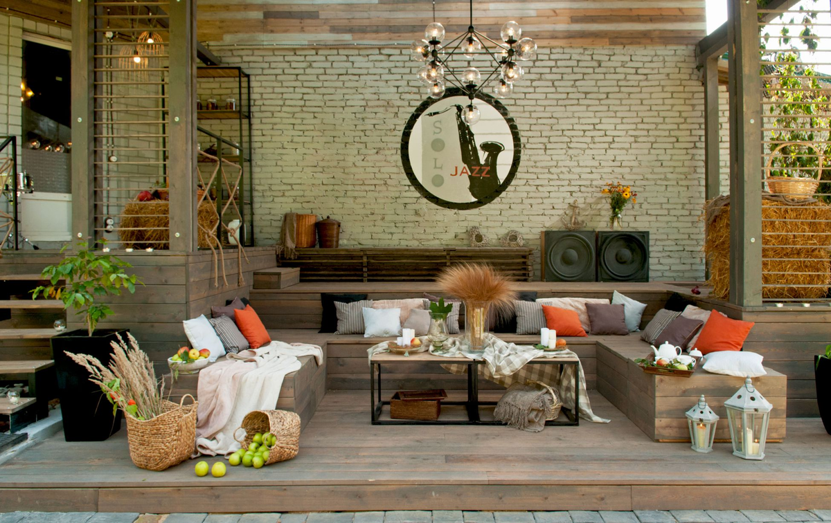 Обустройство зоны отдыха в частном доме