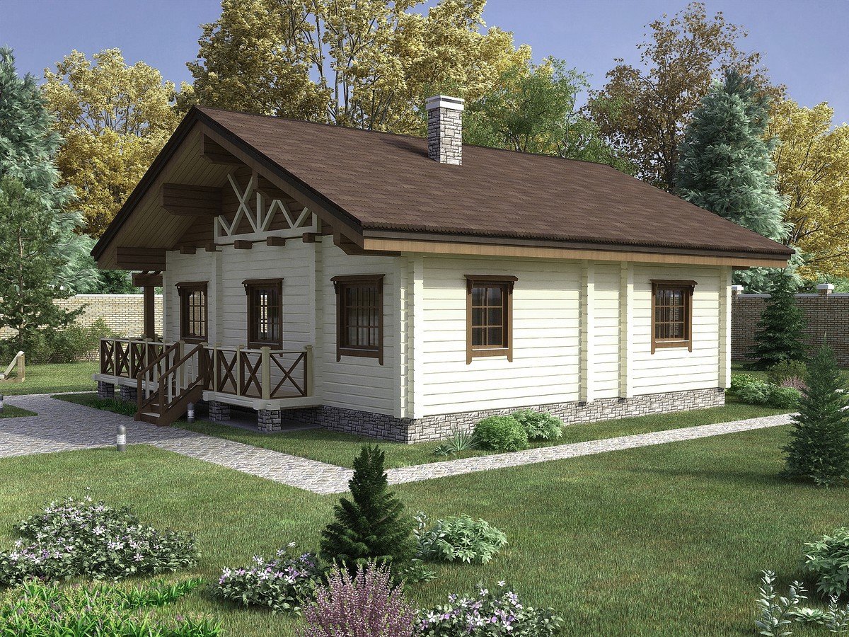 Дом Шале одноэтажный