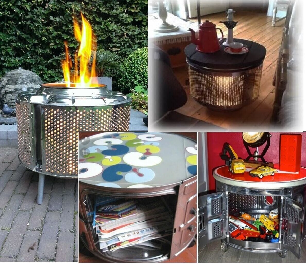 Мангал из стирального барабана