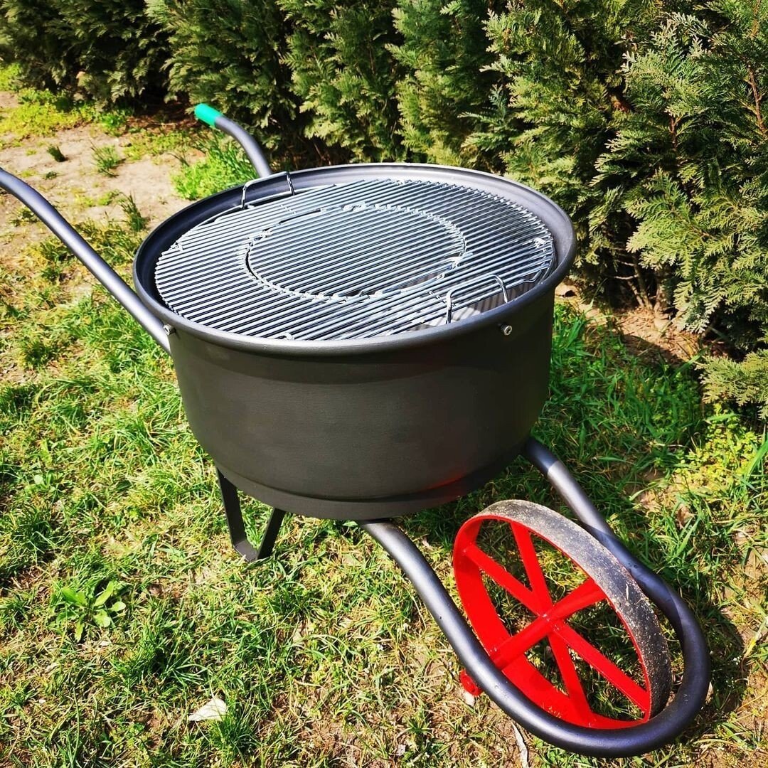 Барбекюшница из барабана стиральной машины