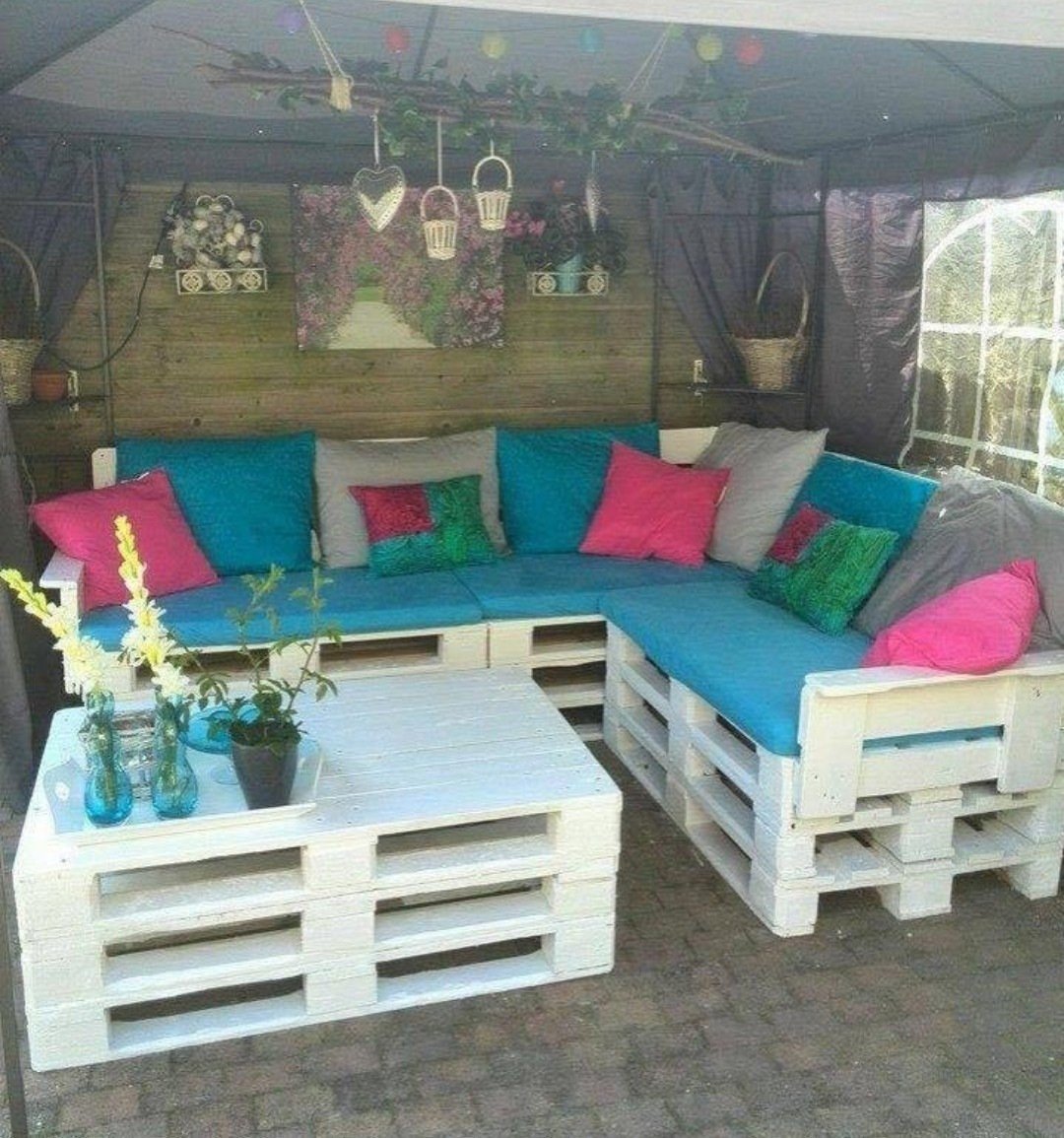 Мебель из паллет для дачи