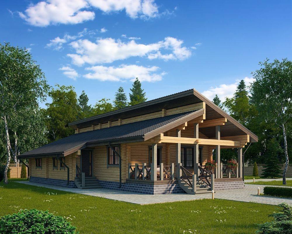 Шале из клееного бруса Алпин проект