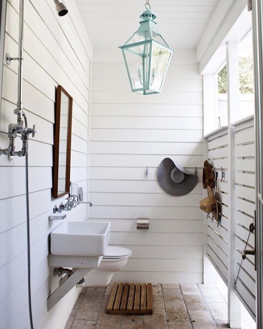 Душевая в дачном домике