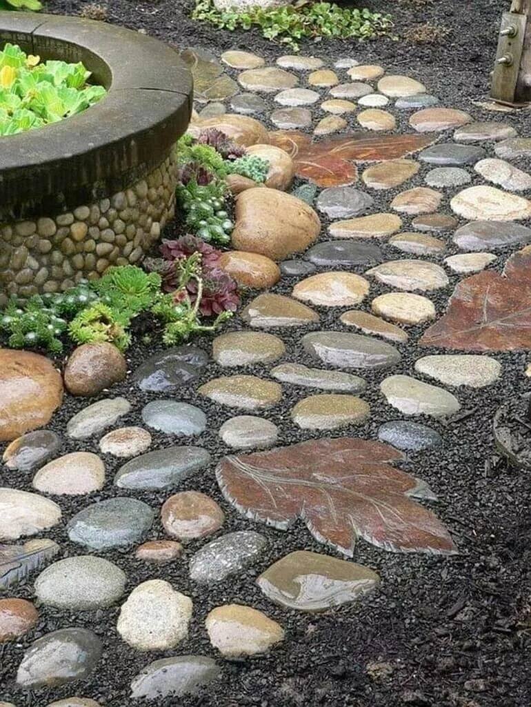 Садовые дорожки из камня