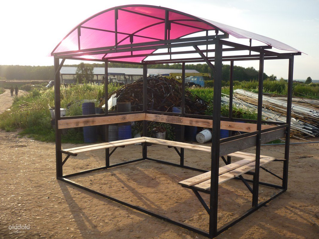 Беседка Дачная 2х2 металл