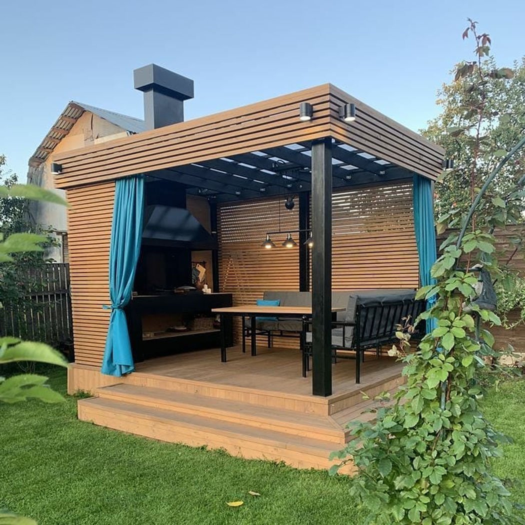 Беседка брусовая Gazebos