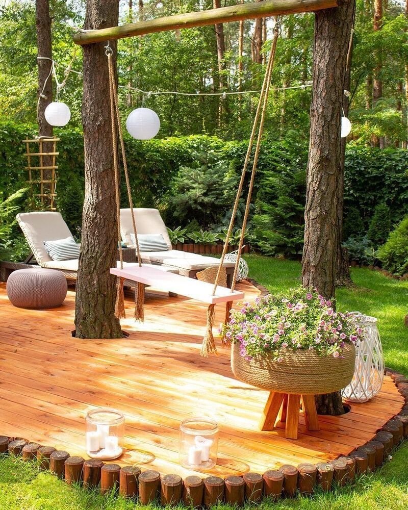 Зона отдыха на даче