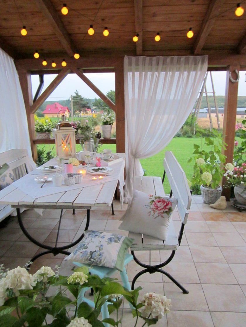 Занавески для беседки