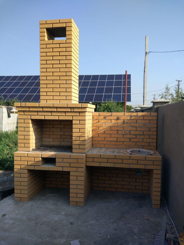 Кирпичный мангал