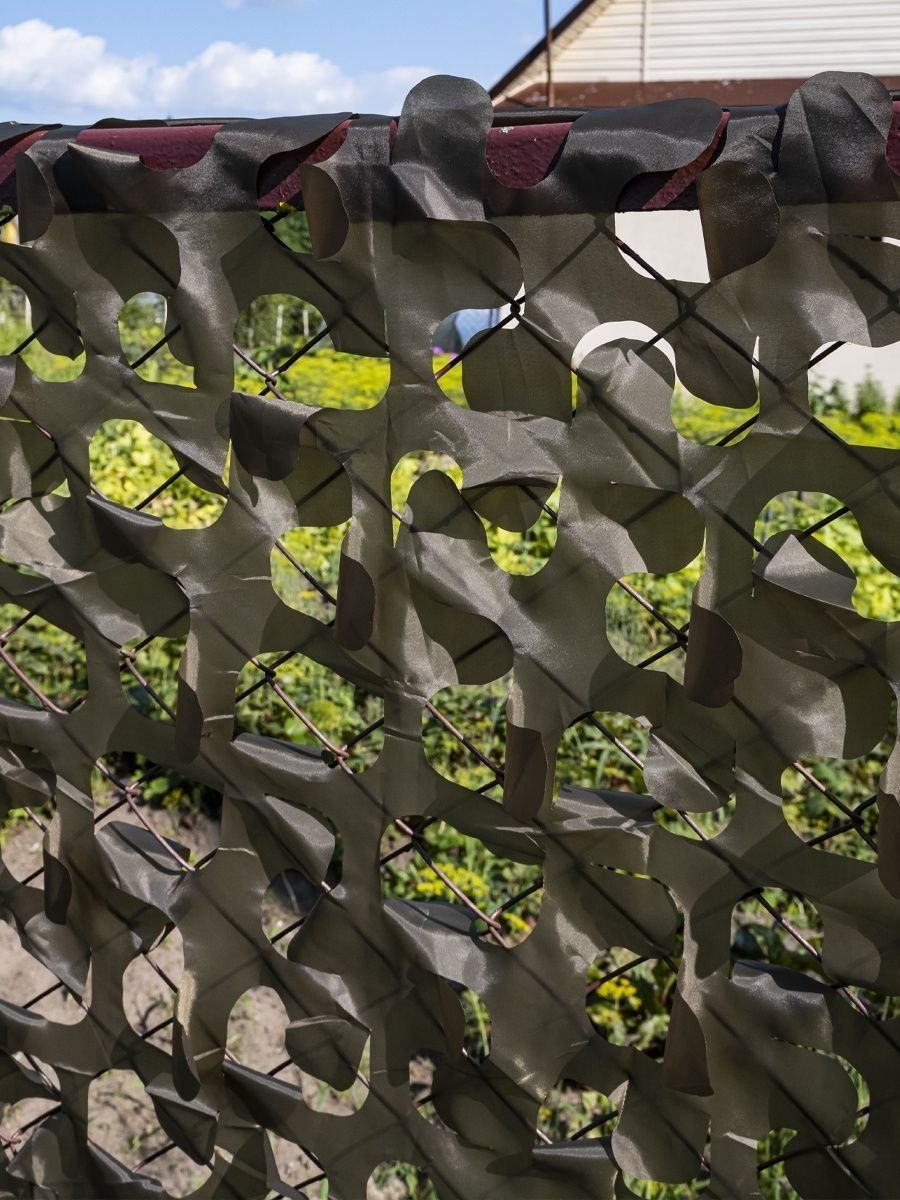 Маскировочная сетка на даче