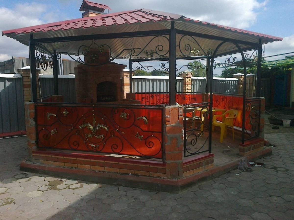 Кованые беседки