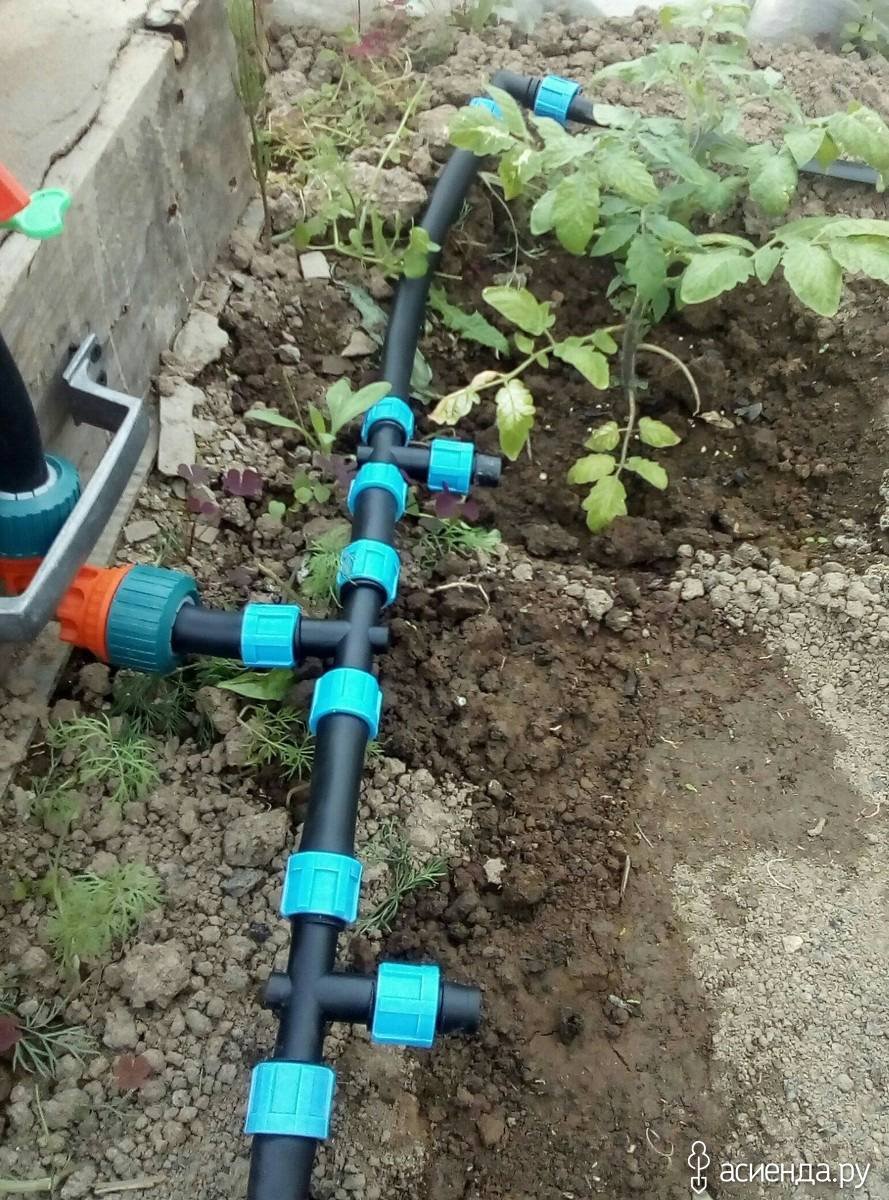 Летний водопровод из ПНД трубы 20 мм