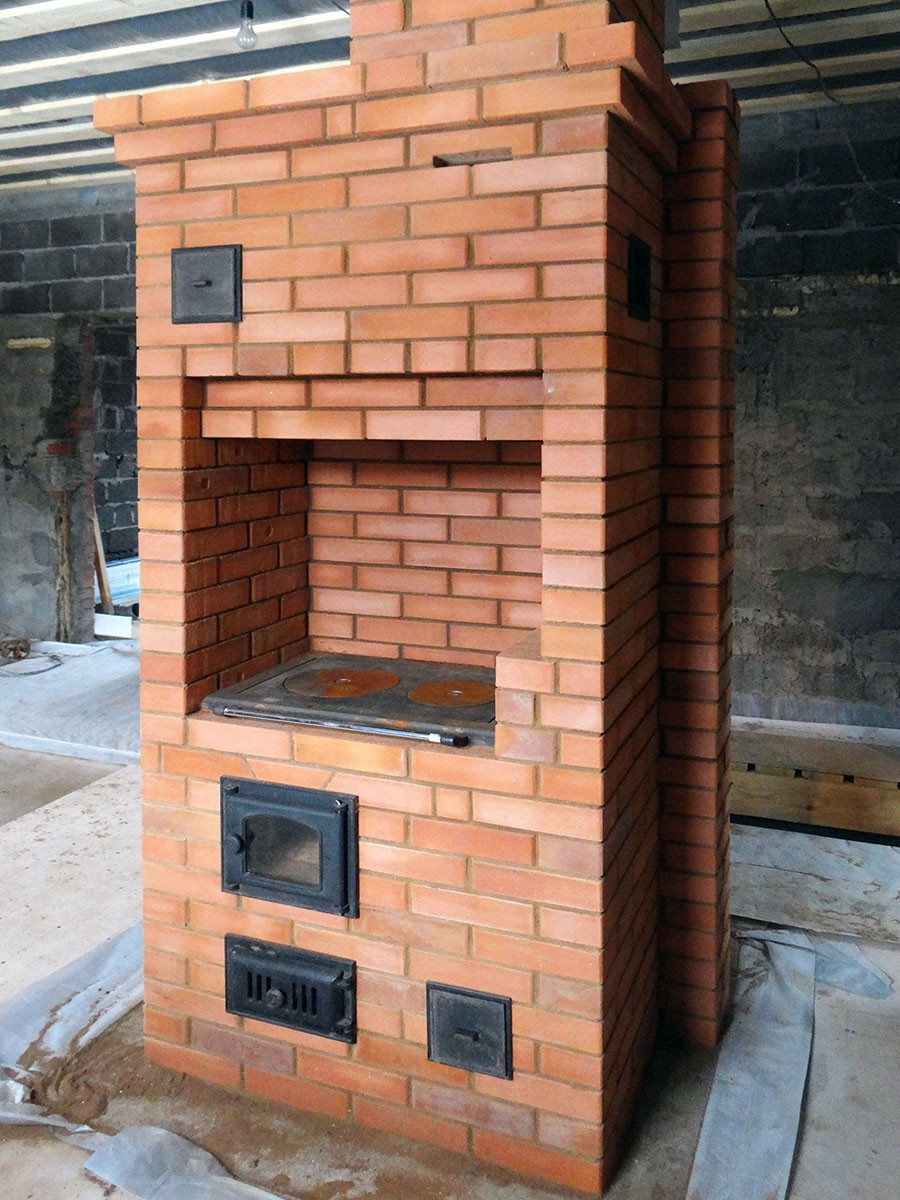 Отопительно варочная печь шведка Малютка