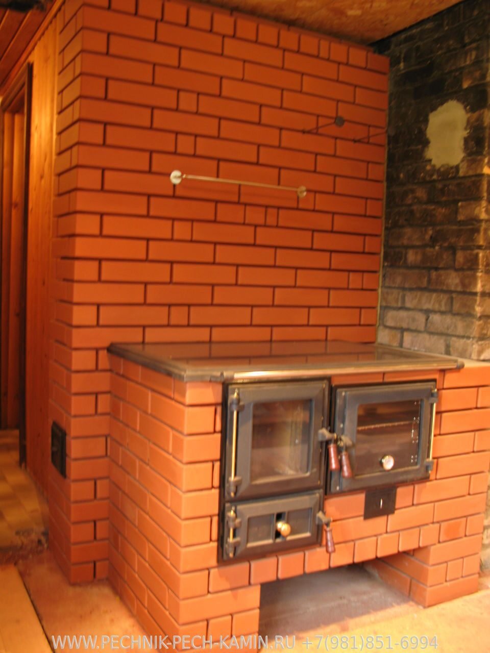 Каминопечь шведка