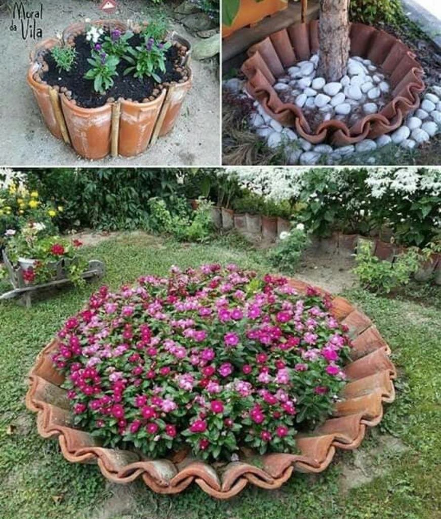 Клумбы на даче