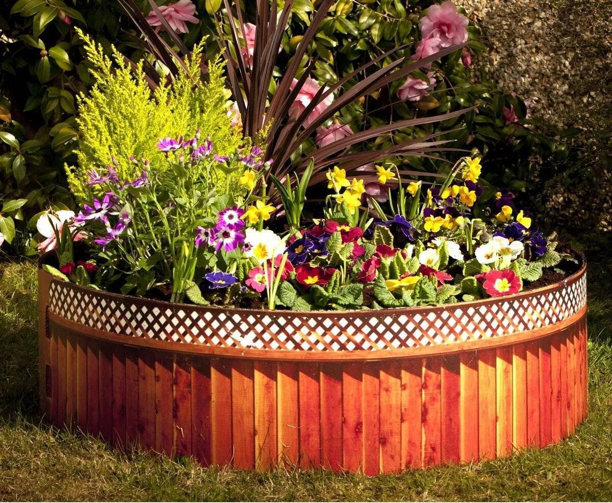 Оригинальные клумбы