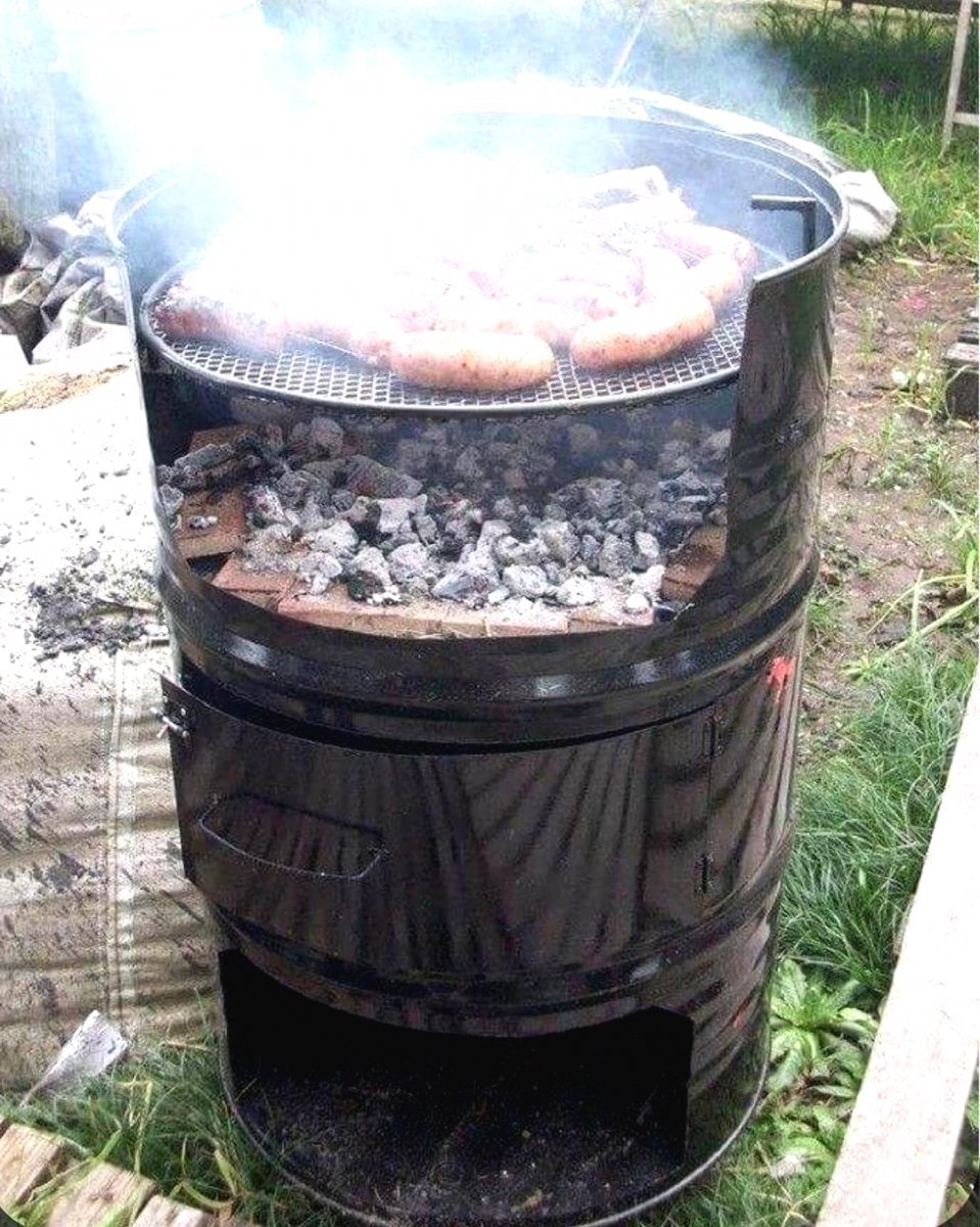 Мангал iz bochki