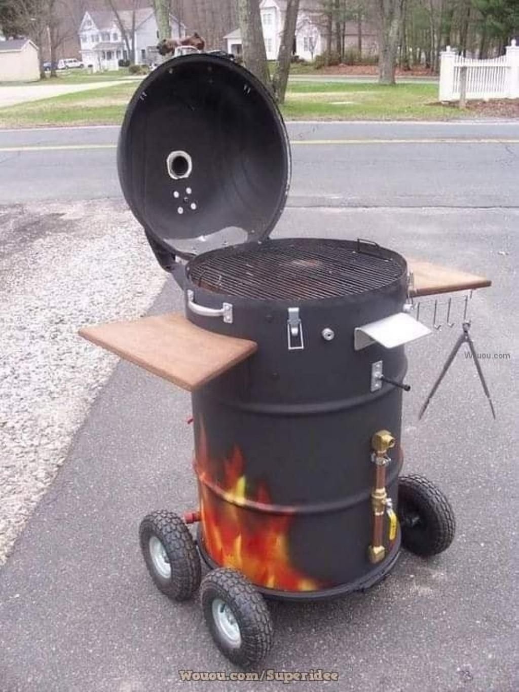 BBQ Barrel коптильня