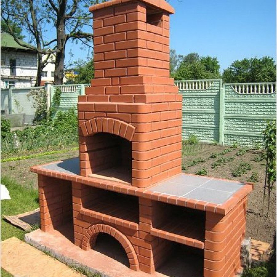Барбекю из кирпича