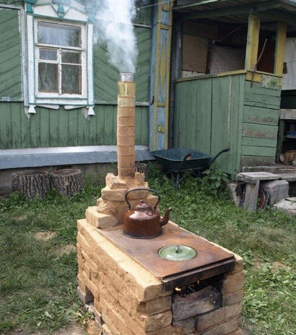 Летняя Дачная печь