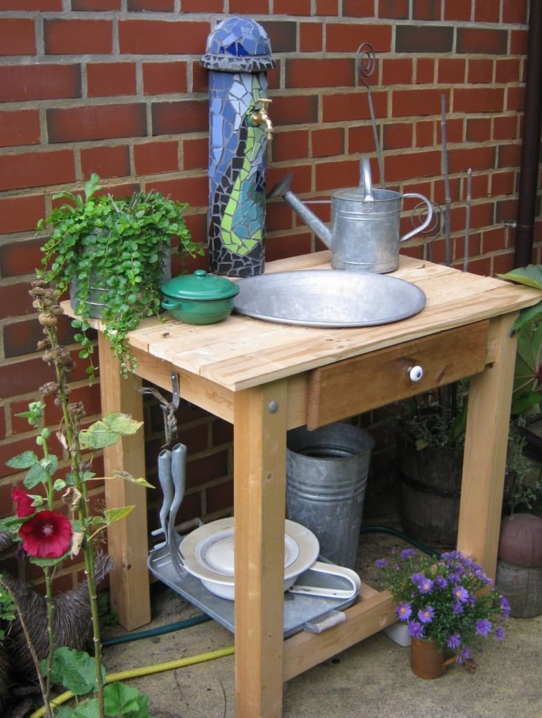 Необычные умывальники для дачи
