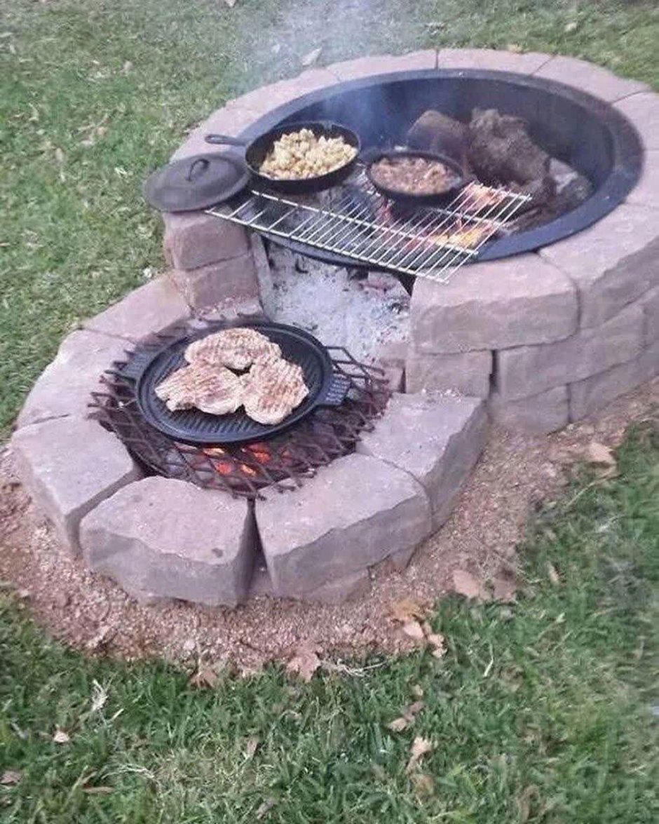 Очаг на даче