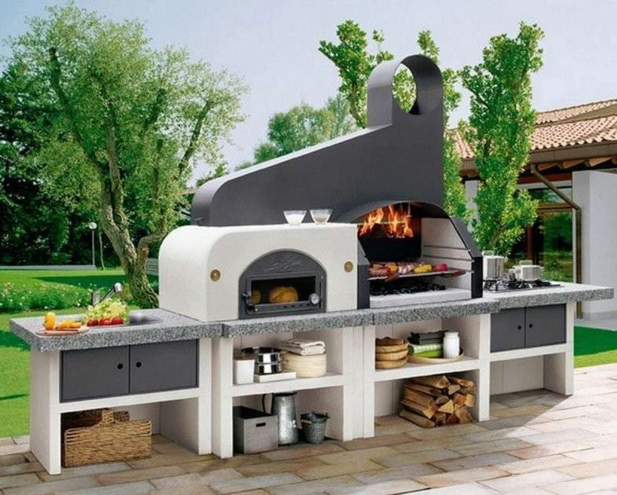 Барбекю Grillkoff стационарное б10, 88x39,5x80 см