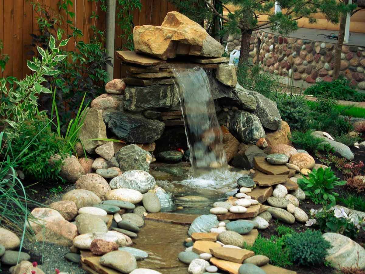 Ландшафтный рокарий Каскад ручьев